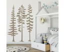 Pine Trees Pine Trees Wall Decals - Set of 3 - Tree Art Stickers